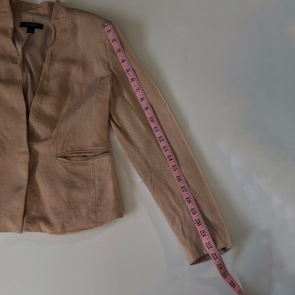Ann Taylor Nude Pink Blazer with silver clasp - Picture 6 of 6